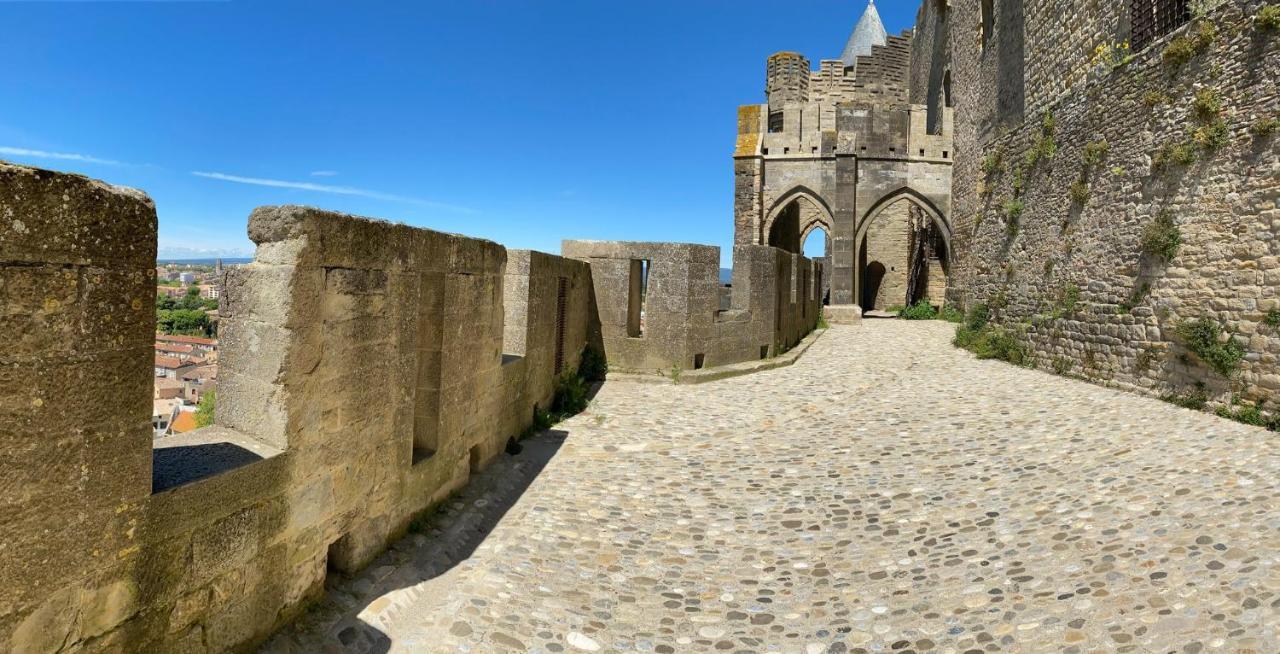 Tout Confort ! Calme, Climatisation, Vue Degagee, Ville ,Parking Gratuit, Ascenseur, Wifi Carcassonne Eksteriør billede