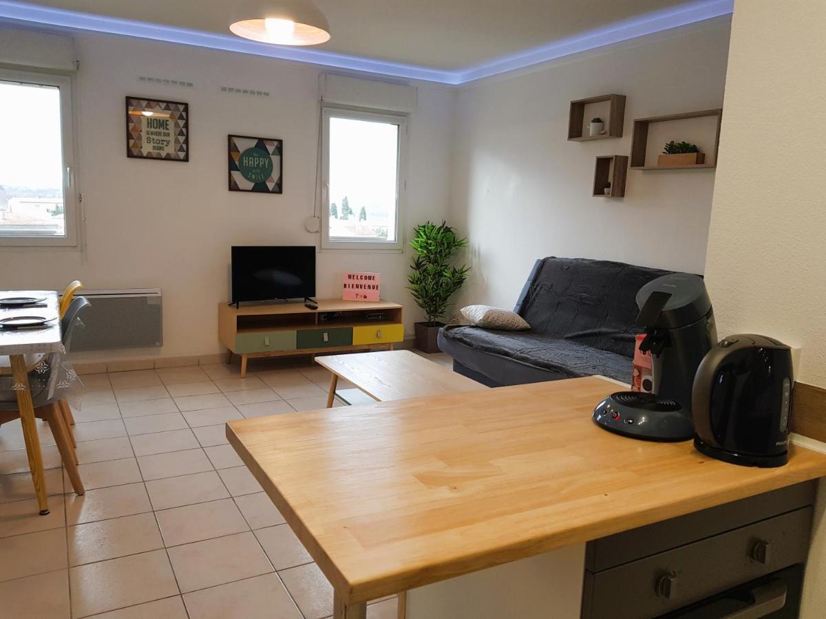 Tout Confort ! Calme, Climatisation, Vue Degagee, Ville ,Parking Gratuit, Ascenseur, Wifi Carcassonne Eksteriør billede