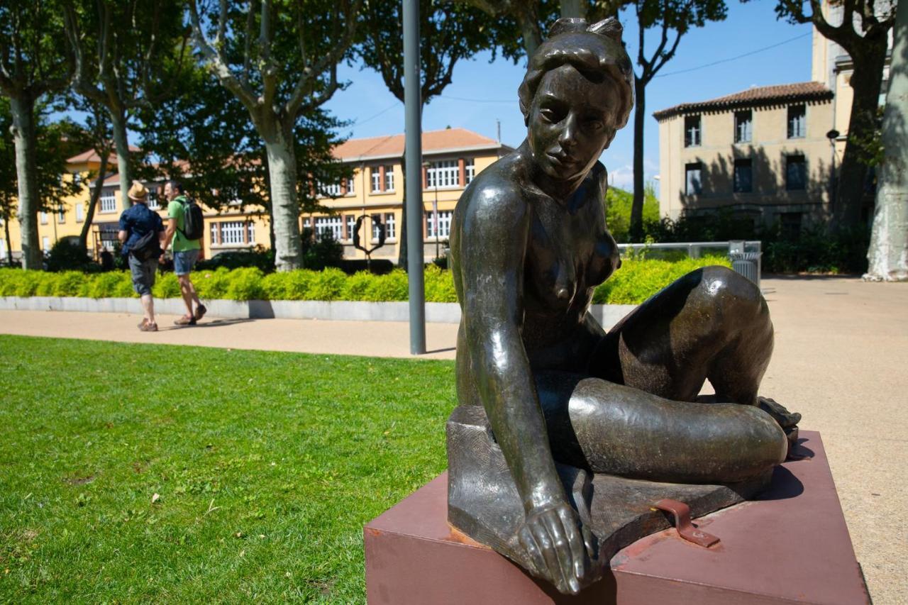 Tout Confort ! Calme, Climatisation, Vue Degagee, Ville ,Parking Gratuit, Ascenseur, Wifi Carcassonne Eksteriør billede