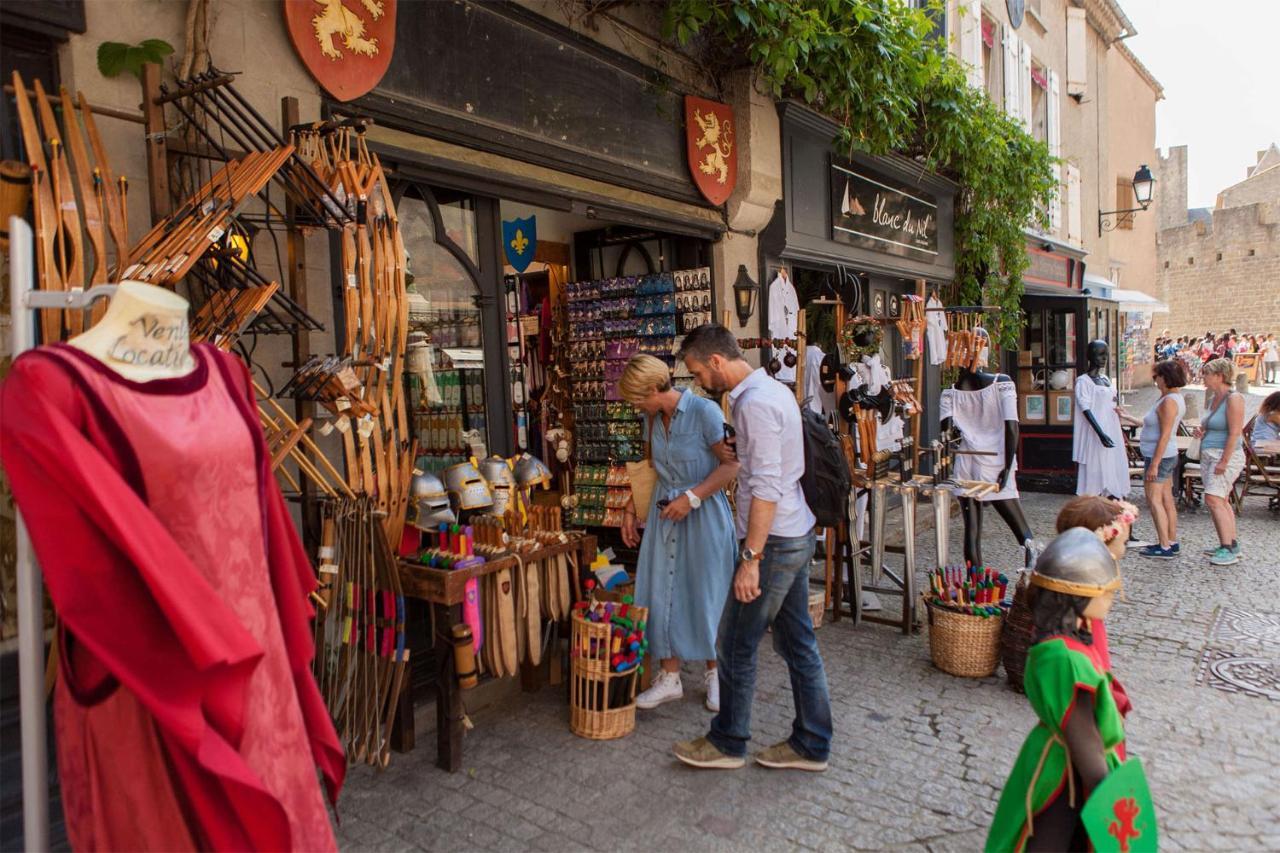 Tout Confort ! Calme, Climatisation, Vue Degagee, Ville ,Parking Gratuit, Ascenseur, Wifi Carcassonne Eksteriør billede